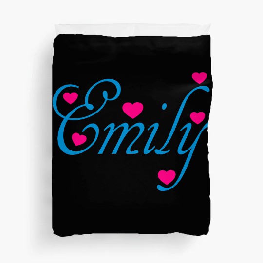 ♥ټI Love Emily-Vector Cute Confession Designټ♥ Duvet Covers
