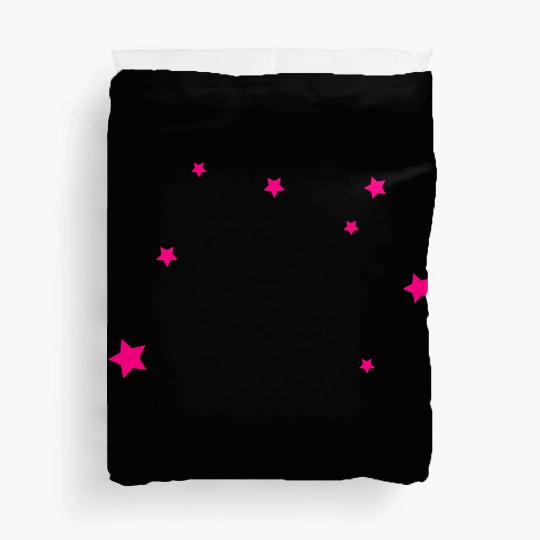 Stars, Pink, Bling Bling Duvet Covers