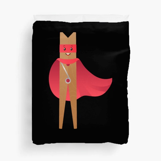 Clothes Peg Superhero Duvet Covers