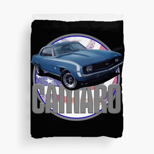 Bold Camaro in Blue Duvet Covers