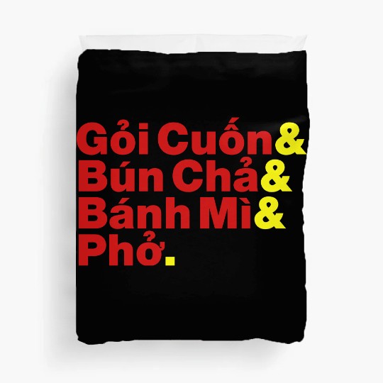 Vietnamese / Vietnam Street Food Duvet Covers
