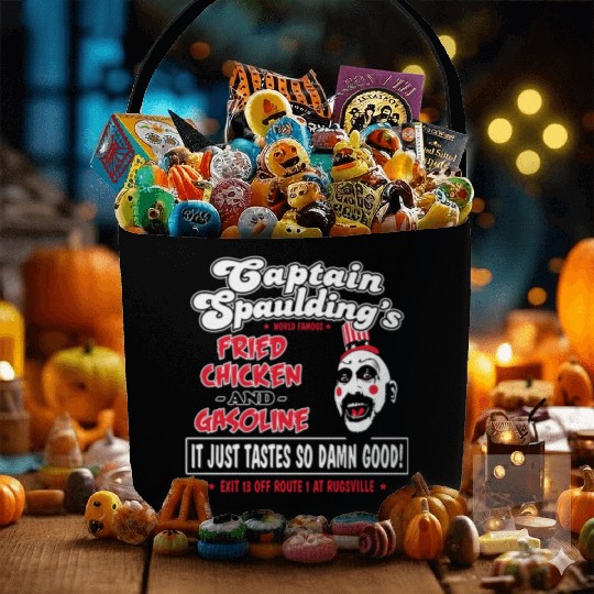 Funny captain spaulding for president Fabric Baskets