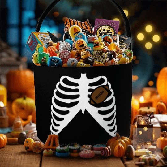 MY HEART BEATS FOR FOOTBALL - I LOVE FOOTBALL! Fabric Baskets