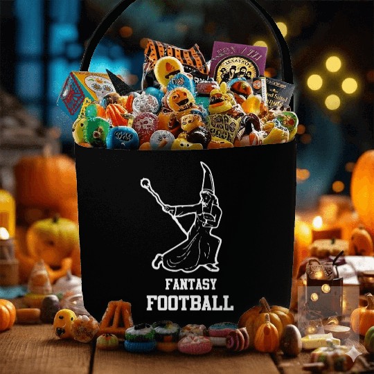 Fantasy Football Fairy Draft Beer Sports Wizard Fabric Baskets