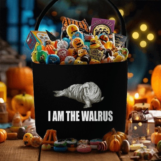 I Am The Walrus Fabric Baskets