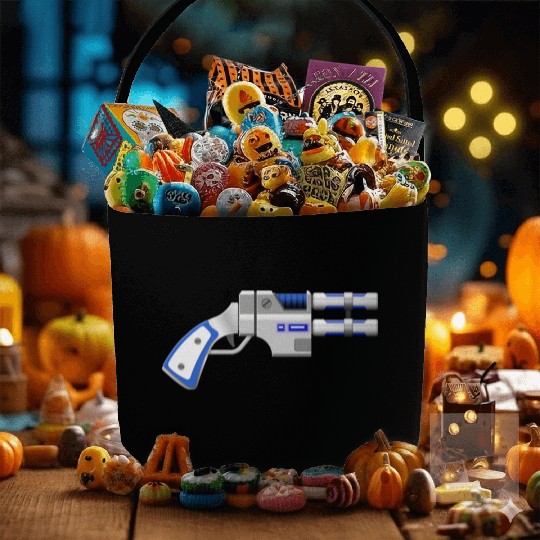 sci fi gun Fabric Baskets