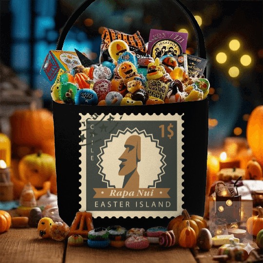 Easter Island Fabric Baskets