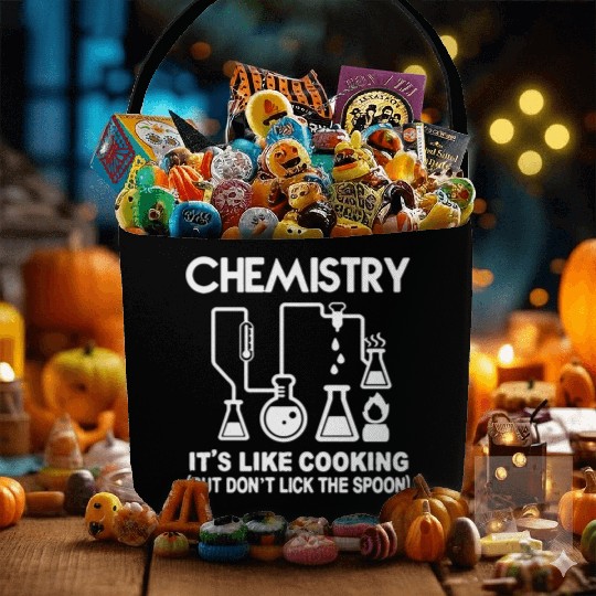Chemistry - CHEMISTRY- IT'S LIKE COOKING Fabric Baskets