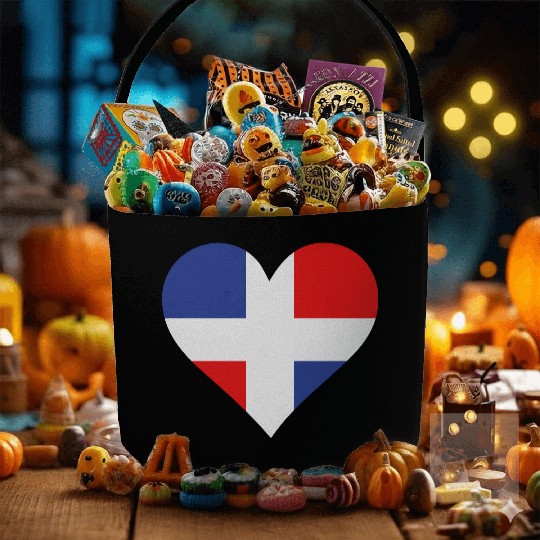 A Heart For The Dominican Republic Fabric Baskets