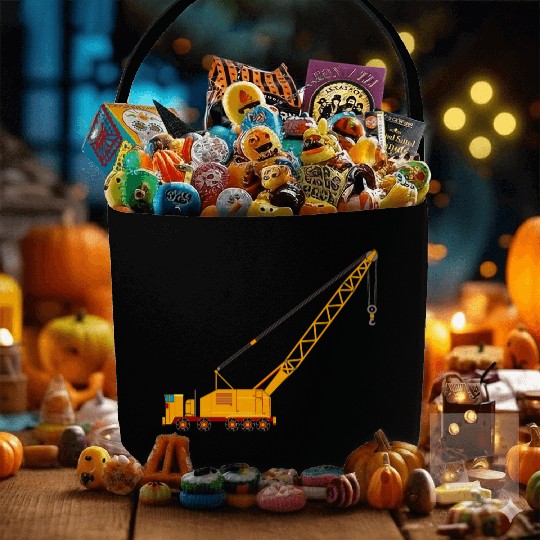 building construction worker crane house127 Fabric Baskets