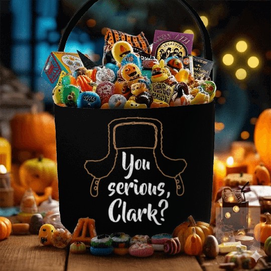 You Serious, Clark? Funny Christmas Fabric Baskets