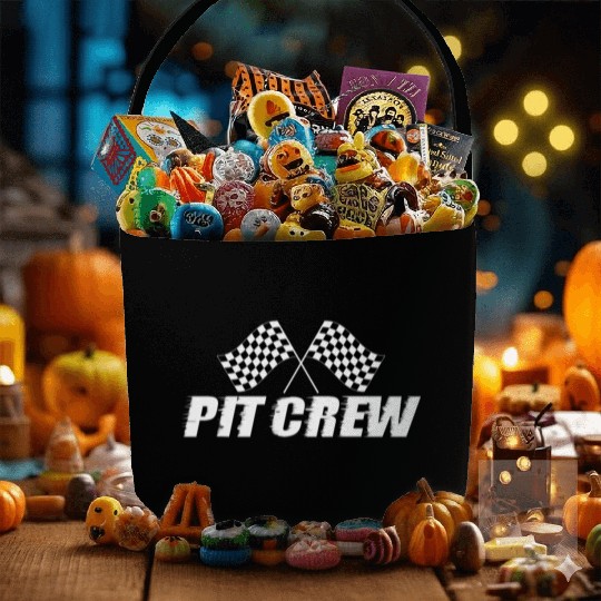 Pit Crew Racing Team Sports Racers Track Pit Stops Fabric Baskets