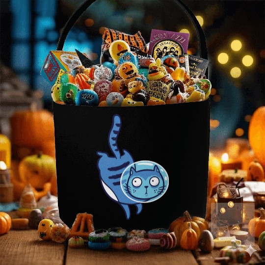 Space cat Fabric Baskets