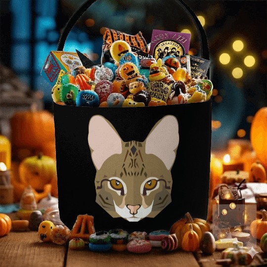 Cat face Fabric Baskets