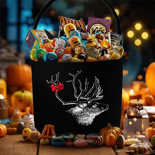 CHRISTMAS DEER Fabric Baskets