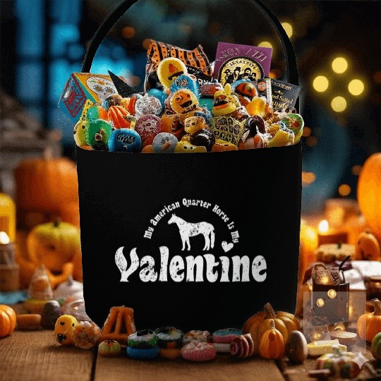 My Anti Valentine American Quarter Horse Fabric Baskets