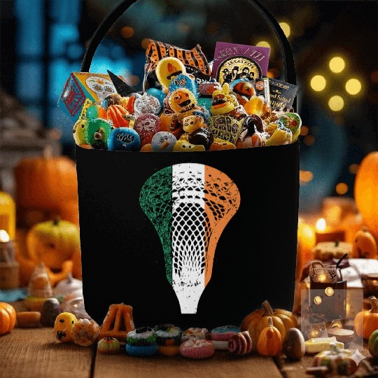 Irish Lacrosse Premium Ireland Flag Lax Sister T S Fabric Baskets