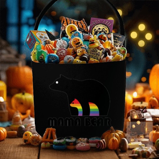 Mama Bear Gay Pride Rainbow LGBT Fabric Baskets