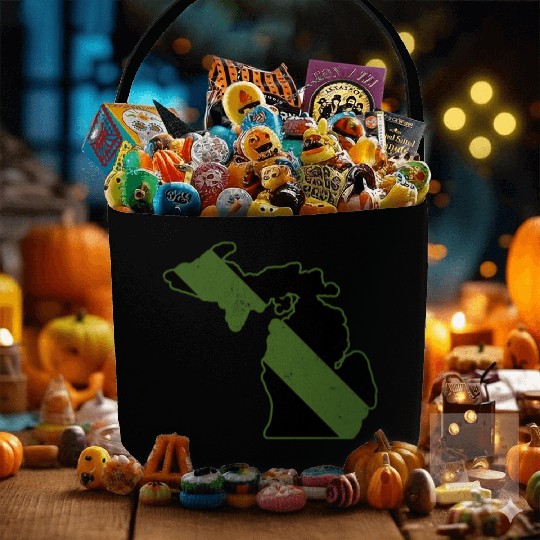 Game Warden CBP Michigan Border Patrol Park Ranger Fabric Baskets