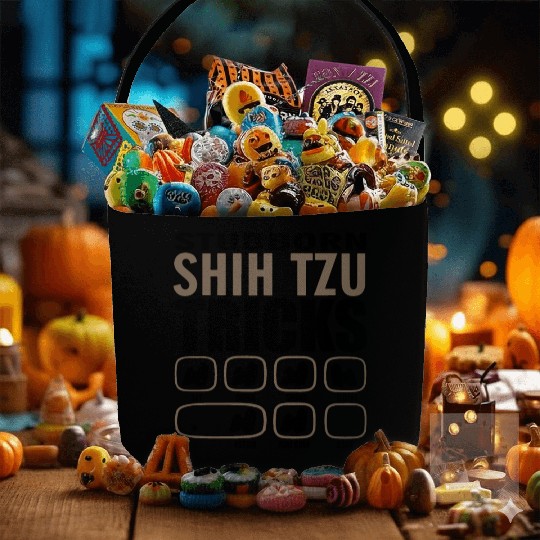 stubborn shih tzu tricks husky Fabric Baskets