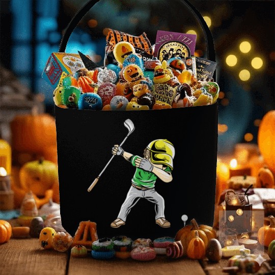 Golf dabbing boy funny dab dance Fabric Baskets for boys