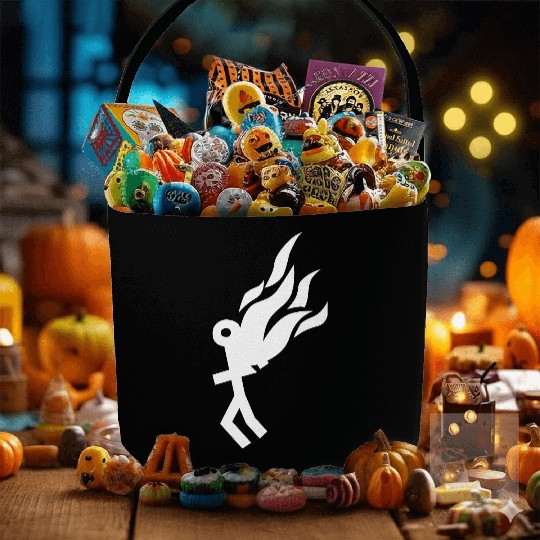 Burning Man Fabric Baskets