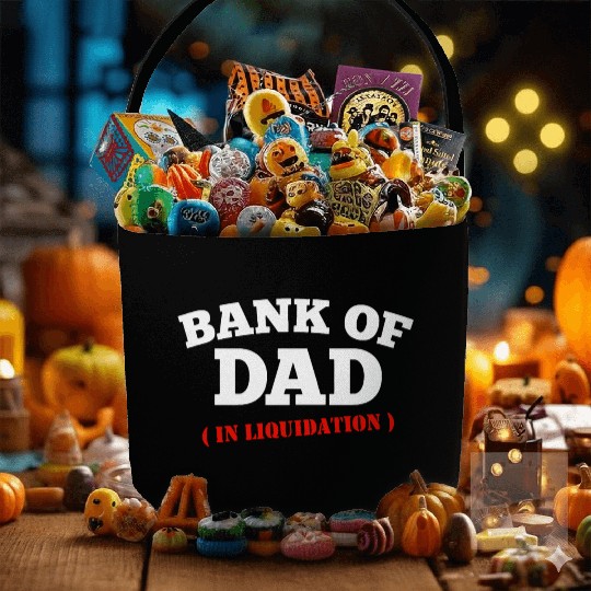 BANK OF DAD Fabric Baskets