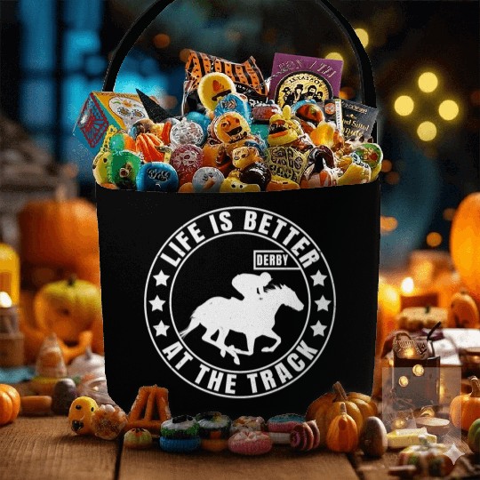 Horse Racing | Horse Race Derby Gift for Jockey Fabric Baskets