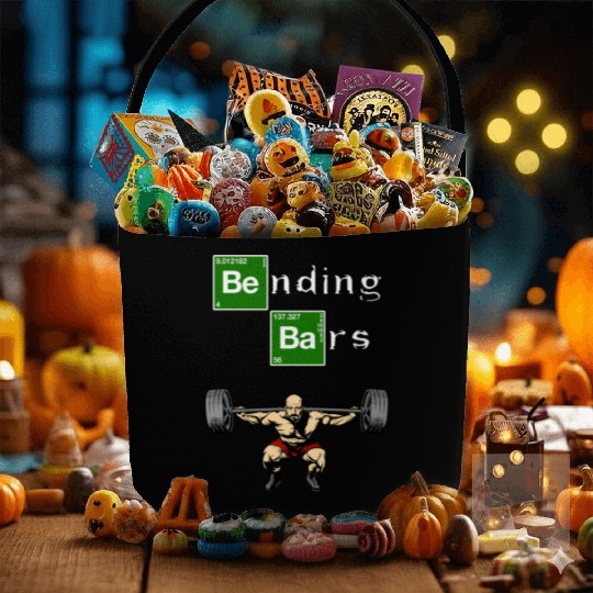 Bending Bars Walter White Gym Motivation Fabric Baskets