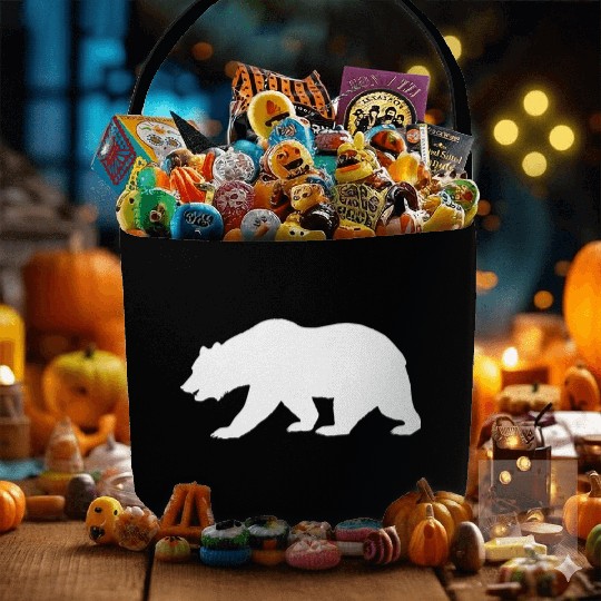 Bear Canada Wilderness Mother Nature Adventure Fabric Baskets