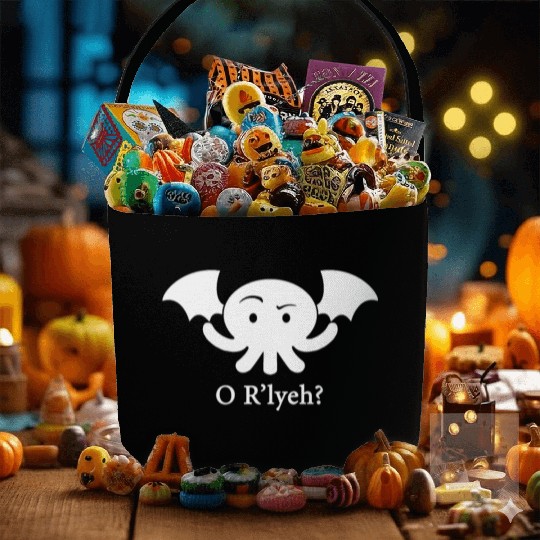 Cthulhu O R lyeh Lovecraft Humor Men s Women s or Fabric Baskets