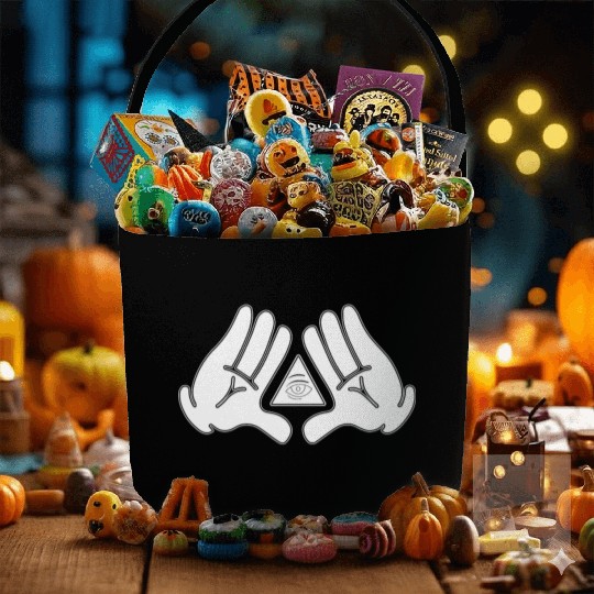 Funny Hova Illuminati Free Mason Secret Society Te Fabric Baskets