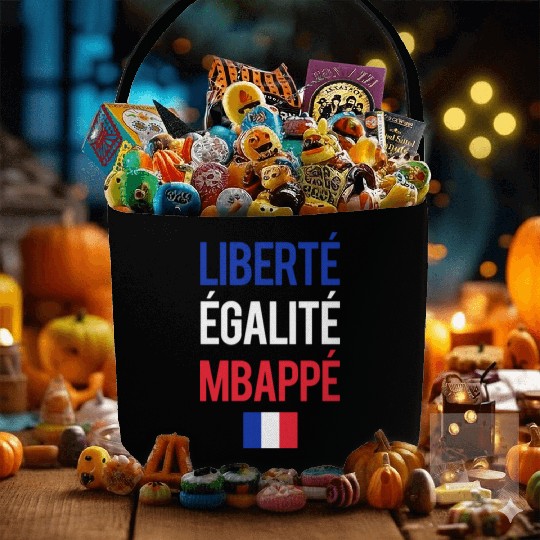 Liberte E galite Mbappe France Fabric Baskets