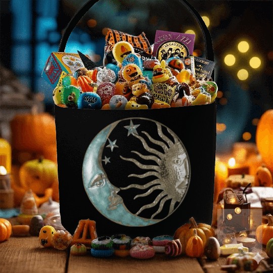 Moon and sun Fabric Baskets