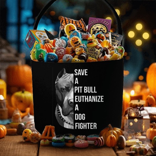 save a pitbull euthanize a dog fighter pitbull Fabric Baskets