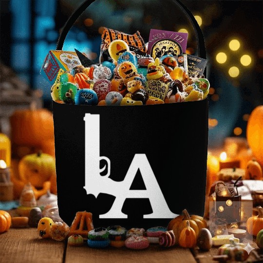LA Dodgers Gun Los Angeles Hollywood California Fabric Baskets