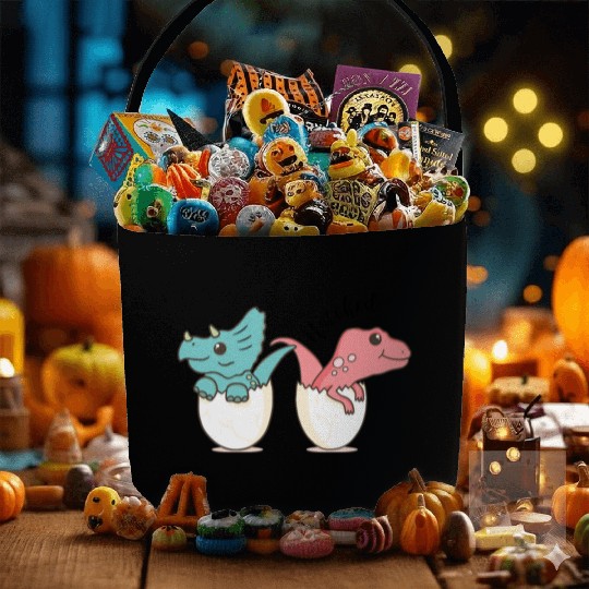 Baby Dinos Hatch Newborn Fabric Baskets