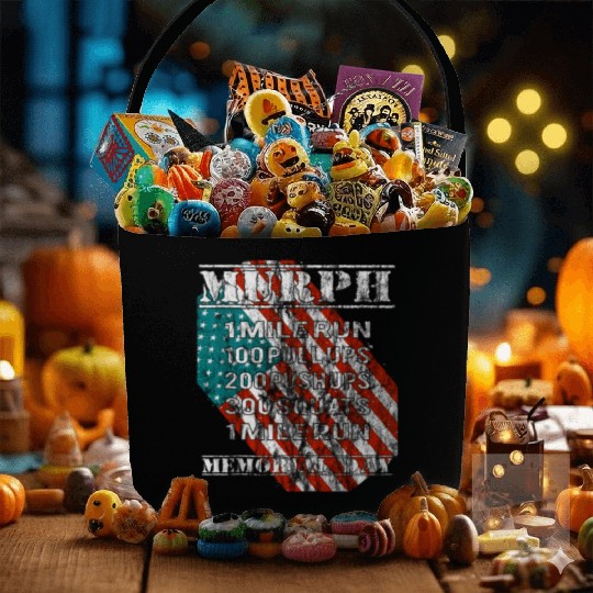 2019 Murph Challenge Memorial Day WOD Workout Gym Fabric Baskets