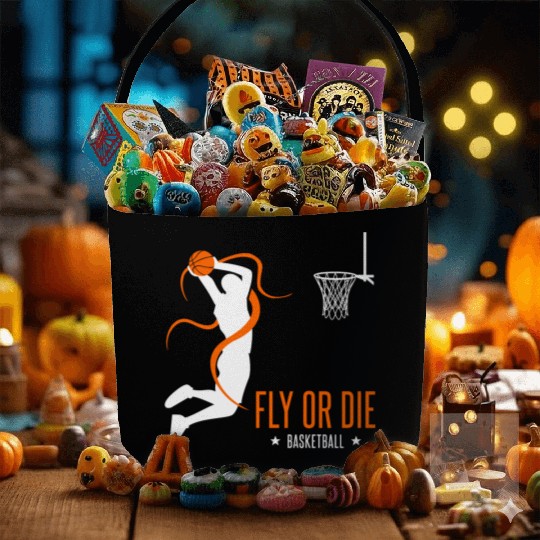 Basketball Fabric Baskets & Gift