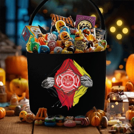 German Volunteer Fire Brigade Firefighter Fabric Baskets