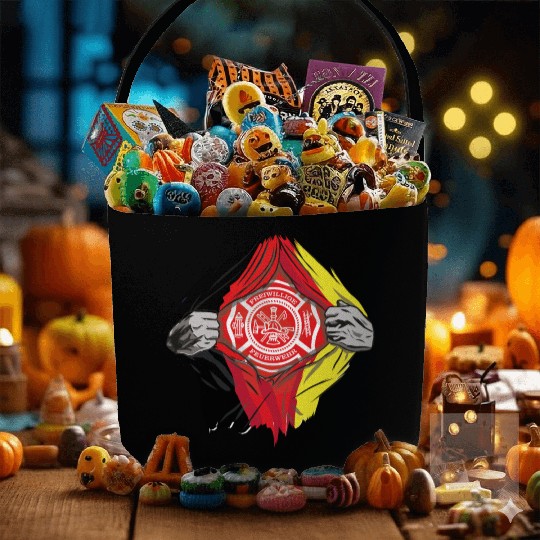 German Volunteer Fire Brigade Firefighter Fabric Baskets