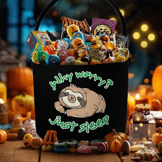 Sloth Animal Fabric Baskets