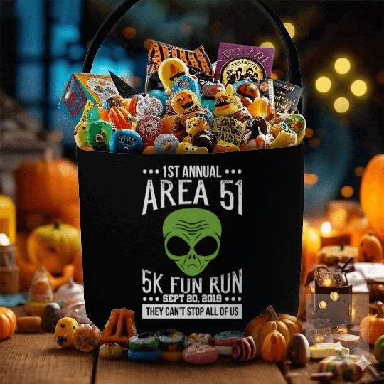 Area 51 Alien Fun run Fabric Baskets