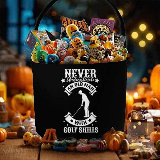 Golf Granddad Caddy Retirement Golf Swing Putter Fabric Baskets