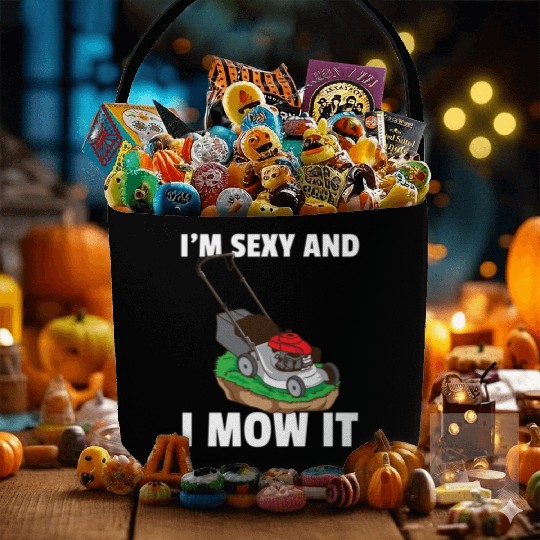 lawn mowing lawn mower garden gardener Fabric Baskets