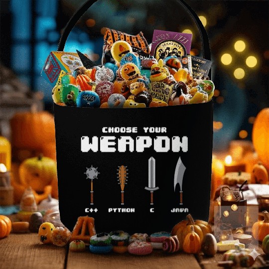 Computer Science Student Gift Fabric Baskets