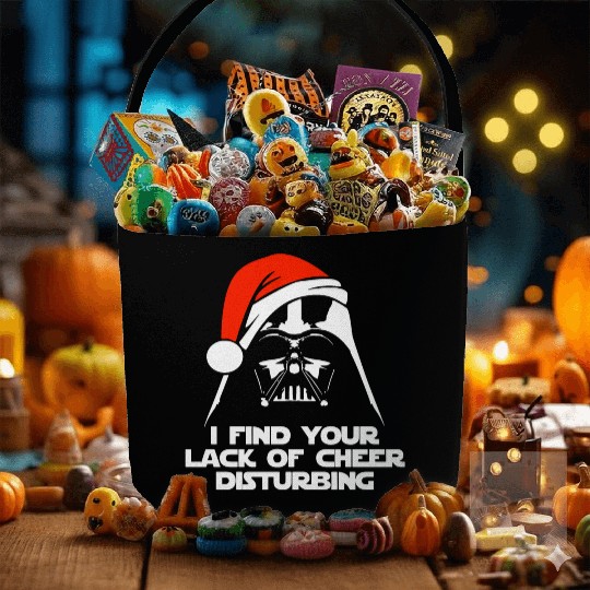 Darth Vader Santa Claus Christmas Sweater Design Fabric Baskets