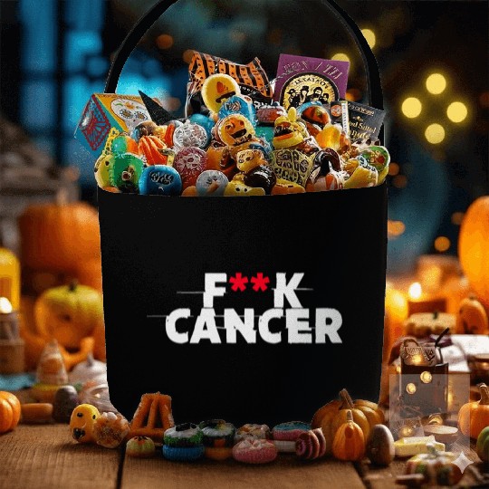 FUCK CANCER Fabric Baskets