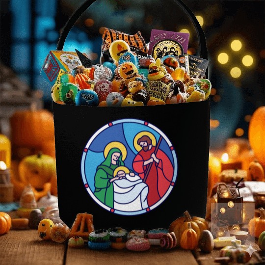 Josef Maria Jesus Jesus birth Bethlehem Christmas Fabric Baskets