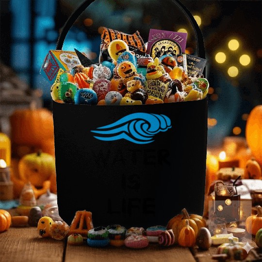 Water is life Fabric Baskets